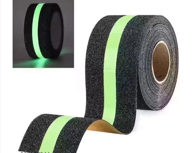 Anti-Slip Luminous Glow-in-the-Dark Safety Tape - 5 Meters (Pack of 1)
